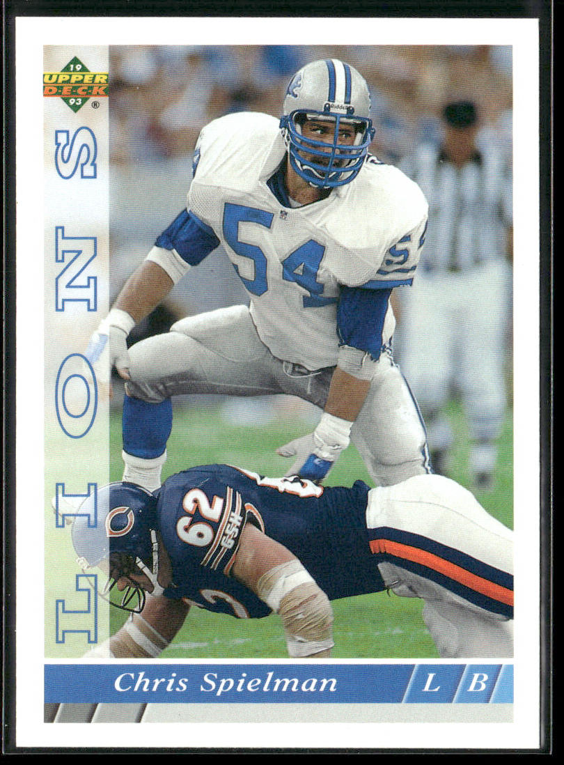 Chris Spielman 1993 Upper Deck #332 Detroit Lions