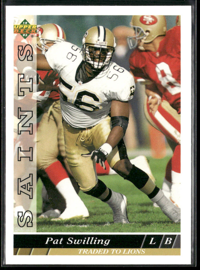 Pat Swilling 1993 Upper Deck #218 Detroit Lions