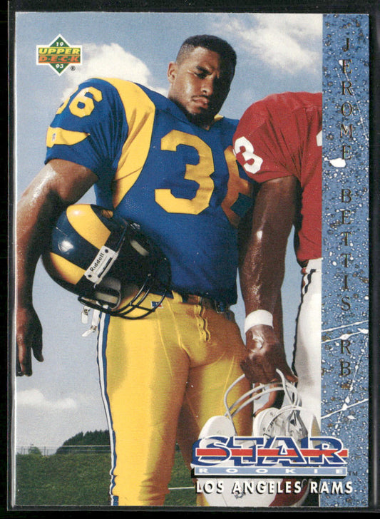 Jerome Bettis 1993 Upper Deck #20 RC Los Angeles Rams