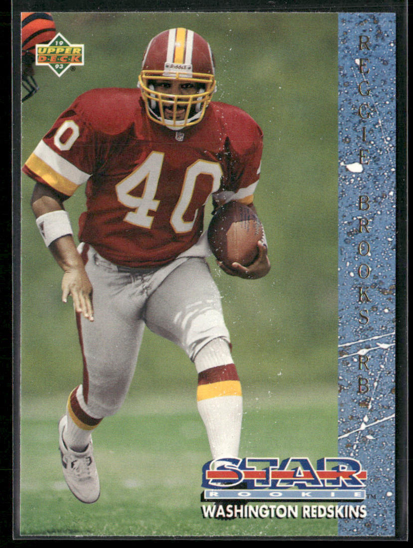 Reggie Brooks 1993 Upper Deck #7 RC Washington Redskins