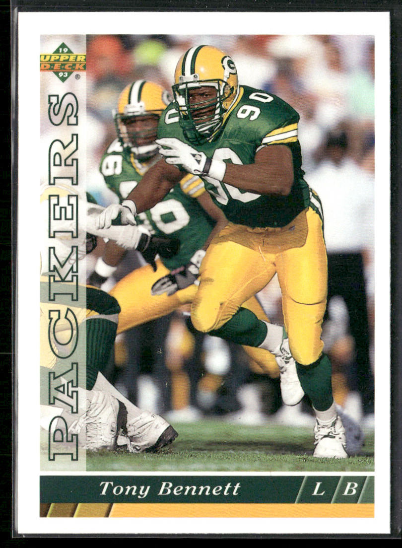 Tony Bennett 1993 Upper Deck #297 Green Bay Packers