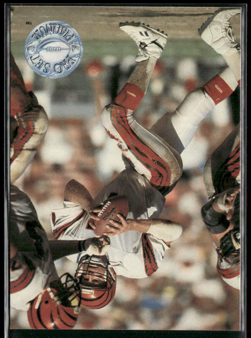 Boomer Esiason 1991 Pro Set Platinum #16 Cincinnati Bengals