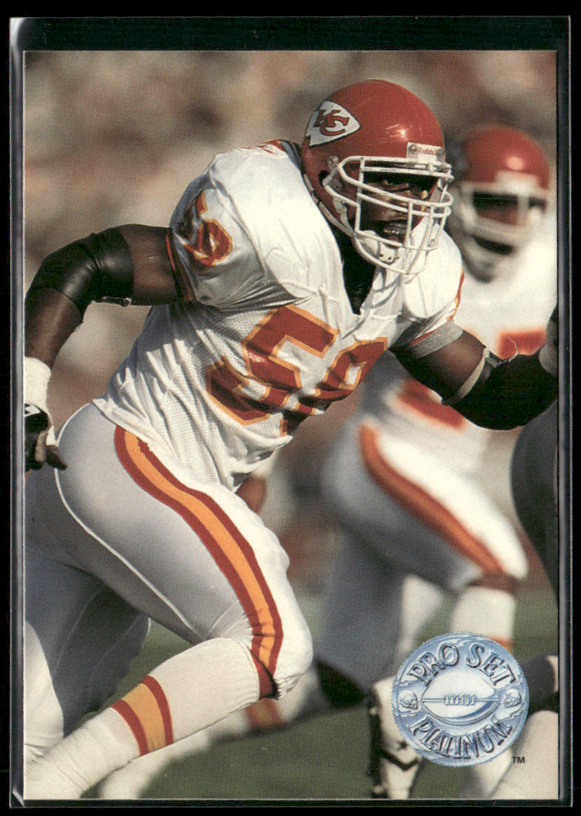 Derrick Thomas 1991 Pro Set Platinum #51 Kansas City Chiefs
