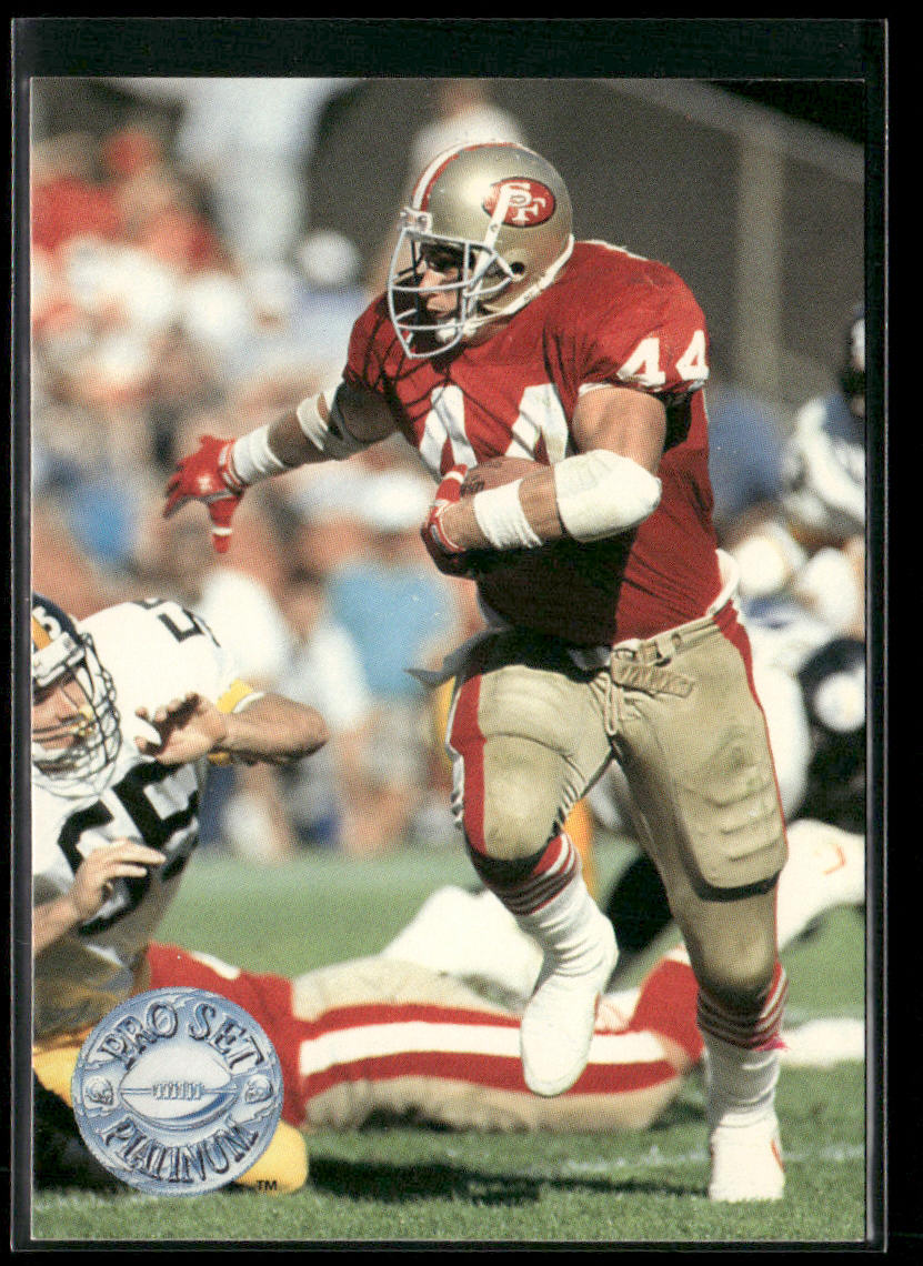Tom Rathman 1991 Pro Set Platinum #106 San Francisco 49ers