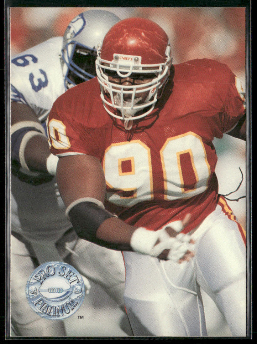 Neil Smith 1991 Pro Set Platinum #50 Kansas City Chiefs