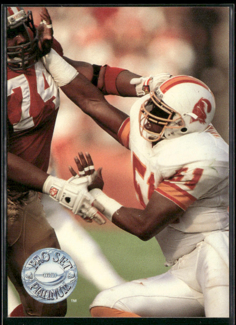 Broderick Thomas 1991 Pro Set Platinum #121 Tampa Bay Buccaneers