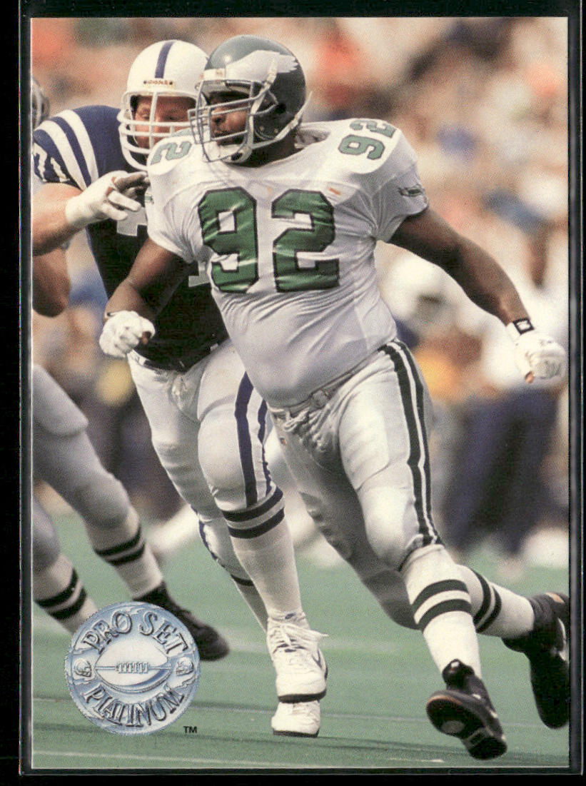 Reggie White 1991 Pro Set Platinum #91 Philadelphia Eagles