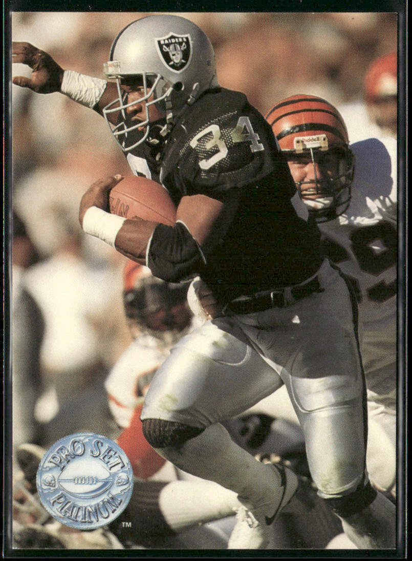 Bo Jackson 1991 Pro Set Platinum #136 Los Angeles Raiders