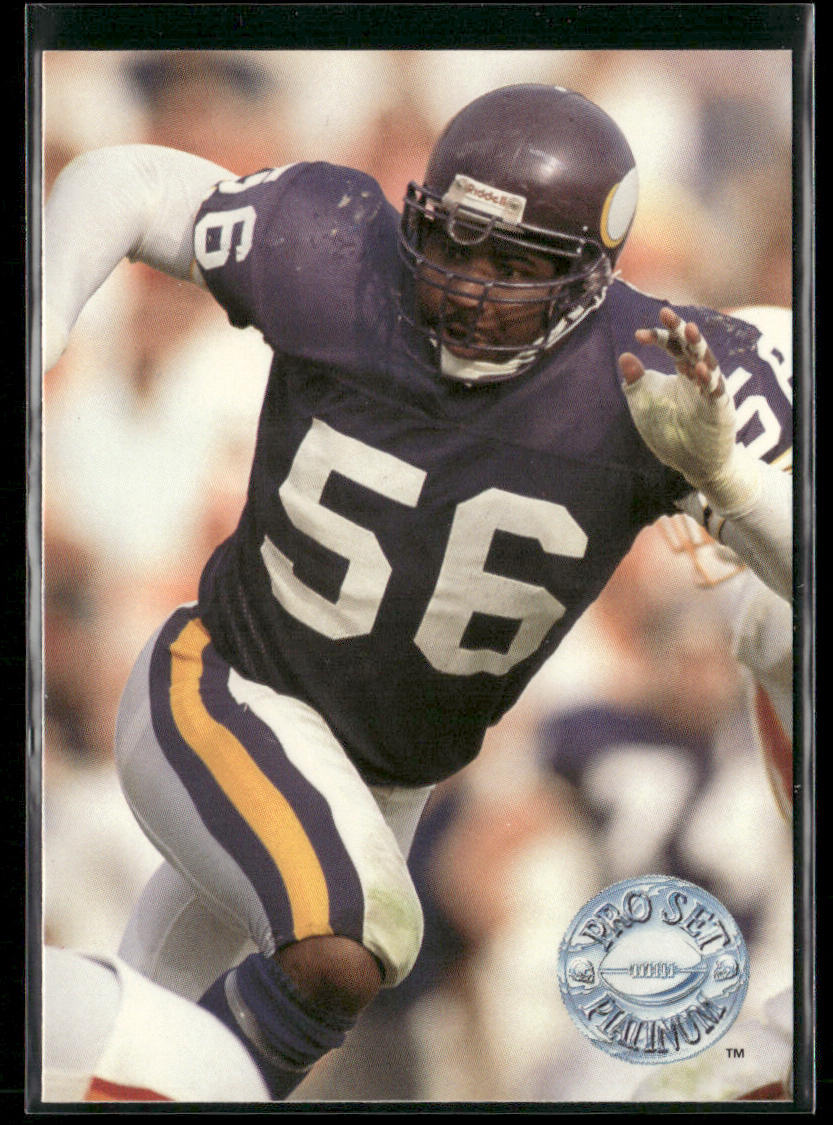 Chris Doleman 1991 Pro Set Platinum #69 Minnesota Vikings