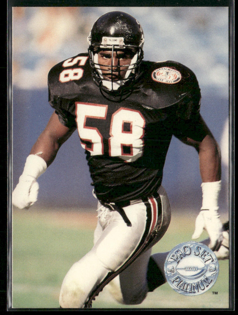Jessie Tuggle 1991 Pro Set Platinum #4 Atlanta Falcons