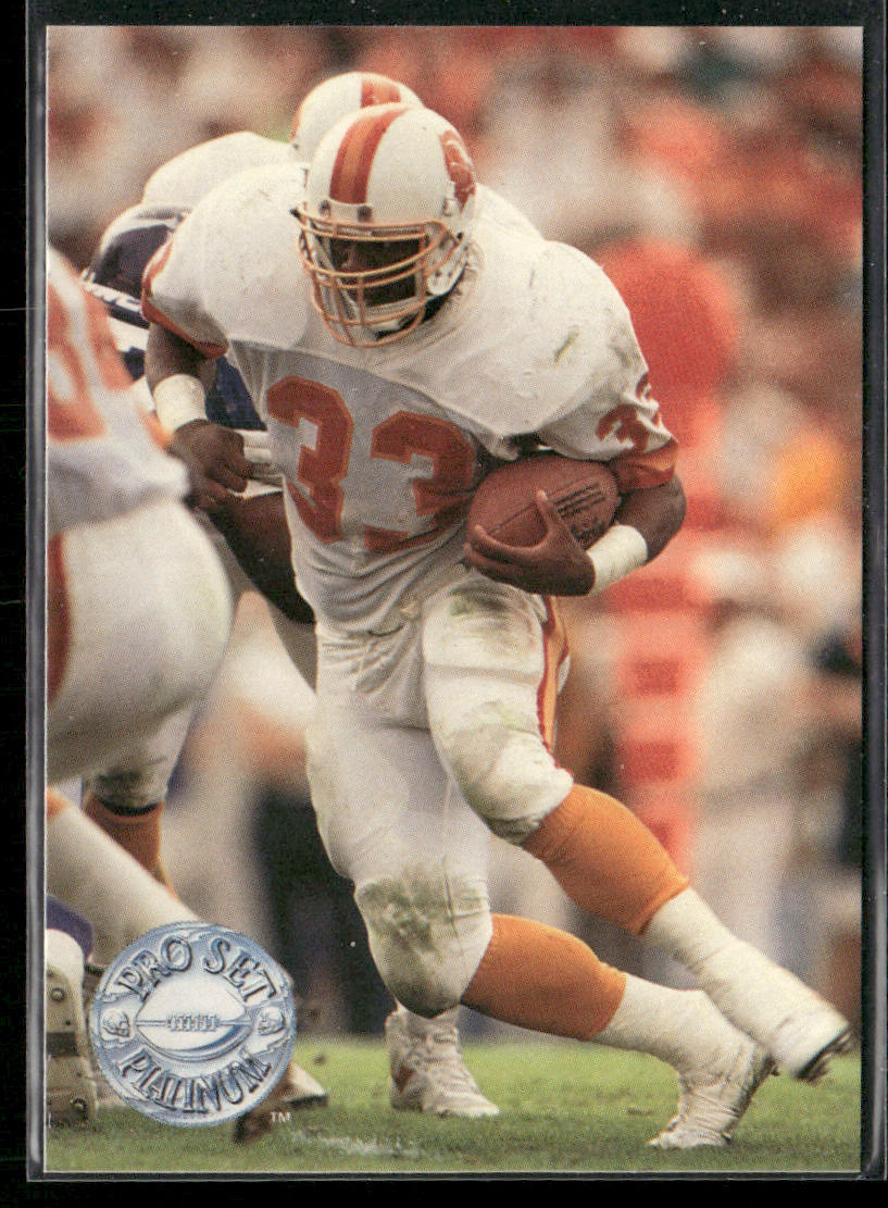 Reggie Cobb 1991 Pro Set Platinum #117 Tampa Bay Buccaneers