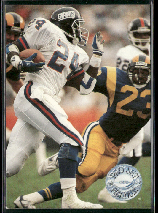 Ottis Anderson 1991 Pro Set Platinum #80 New York Giants