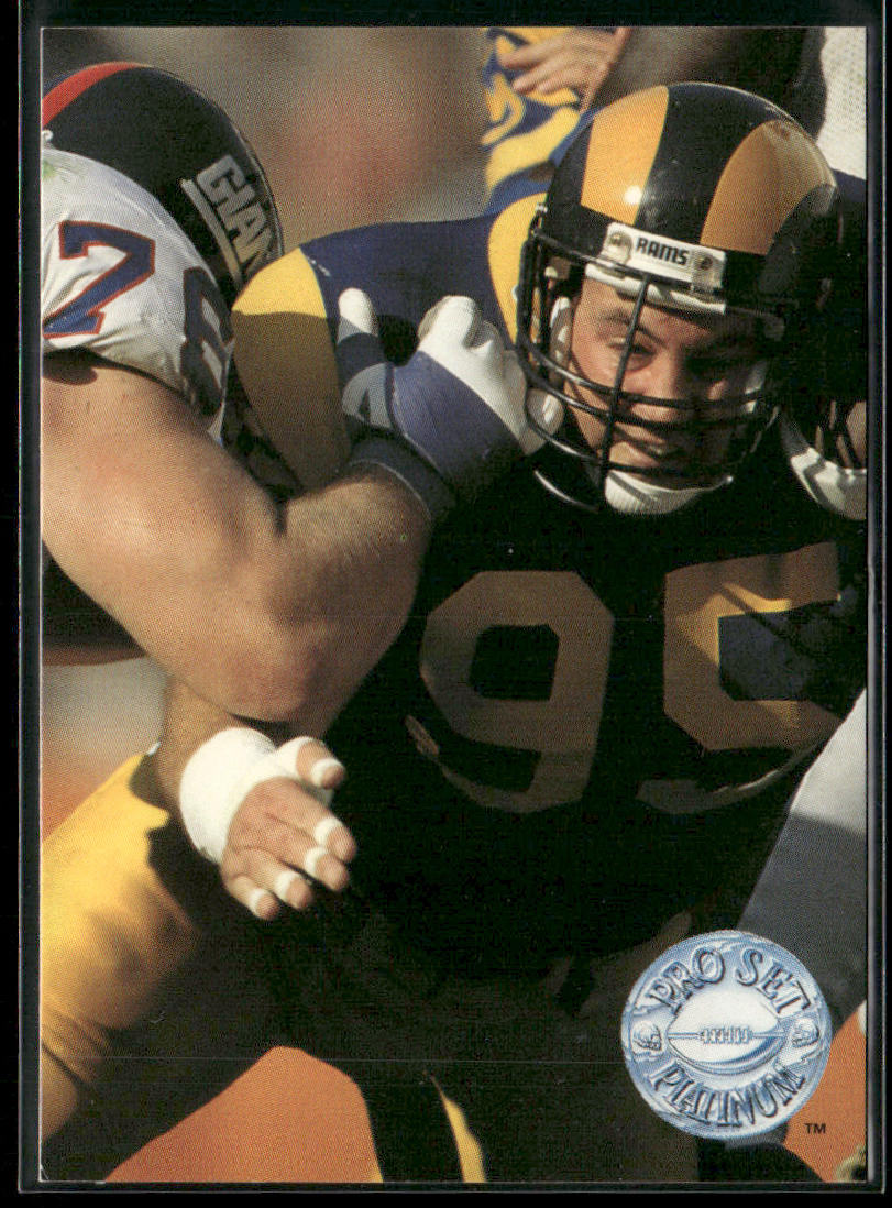 Mike Piel 1991 Pro Set Platinum #60 Los Angeles Rams