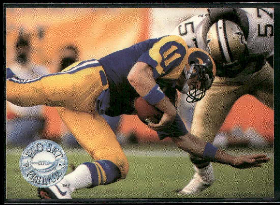 Jim Everett 1991 Pro Set Platinum #58 Los Angeles Rams