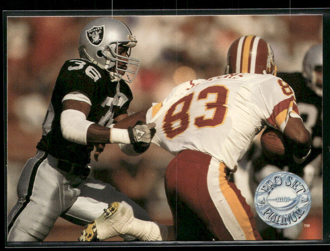 Terry McDaniel 1991 Pro Set Platinum #56 Los Angeles Raiders