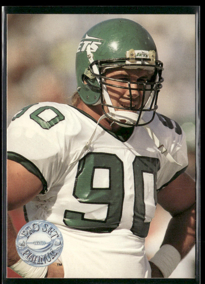 Dennis Byrd 1991 Pro Set Platinum #87 New York Jets