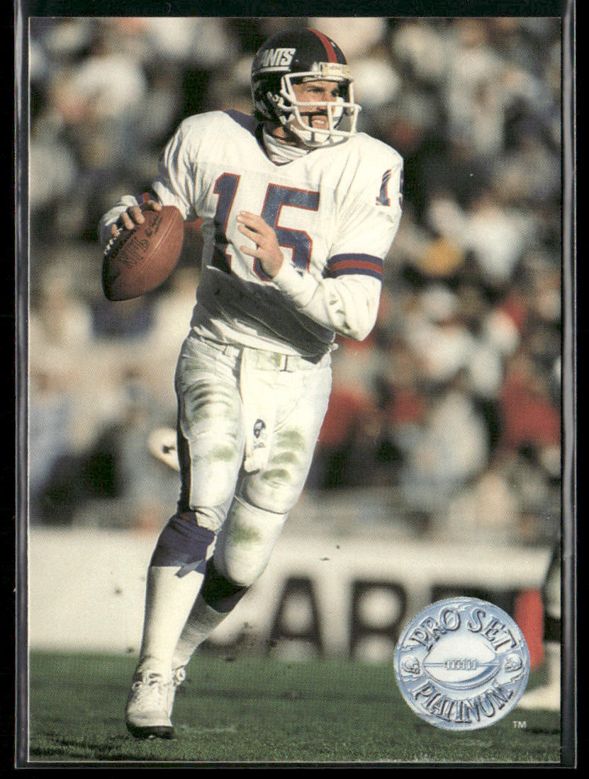 Jeff Hostetler 1991 Pro Set Platinum #79 New York Giants
