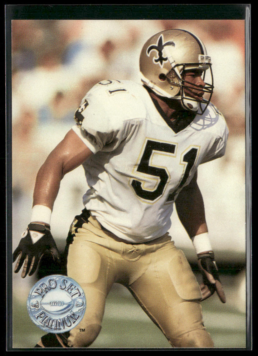 Sam Mills 1991 Pro Set Platinum #78 New Orleans Saints