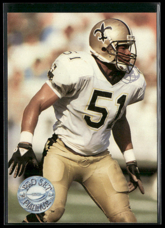 Sam Mills 1991 Pro Set Platinum #78 New Orleans Saints