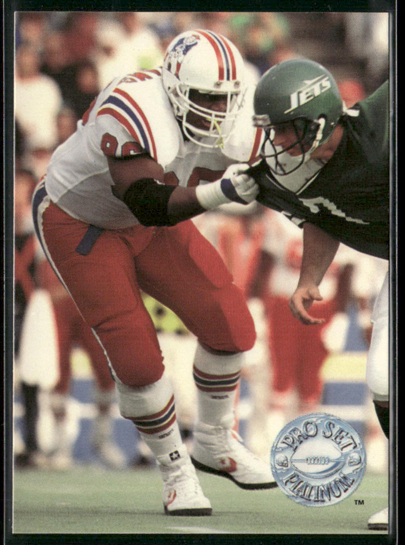 Brent Williams 1991 Pro Set Platinum #74 New England Patriots