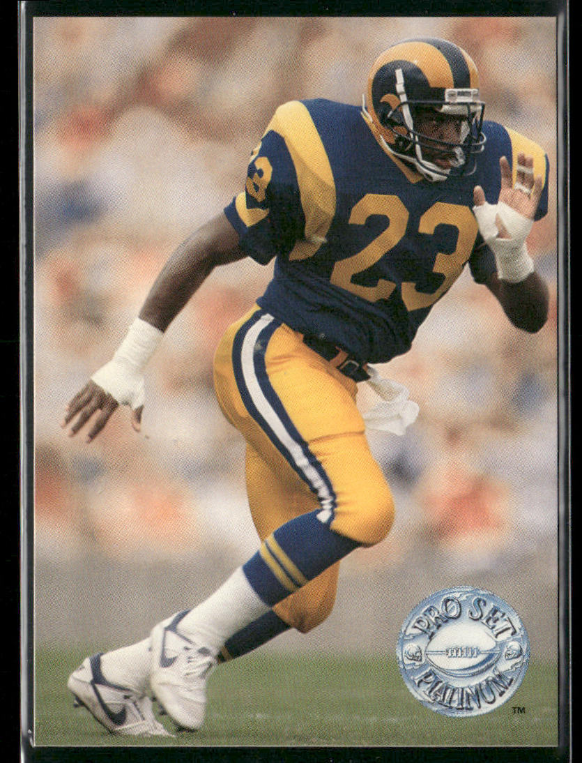 Michael Stewart 1991 Pro Set Platinum #218 Los Angeles Rams