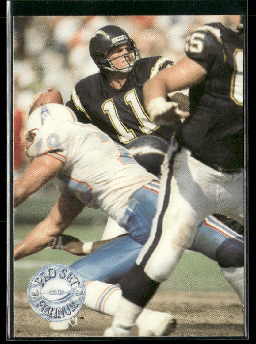 Billy Joe Tolliver 1991 Pro Set Platinum #101 San Diego Chargers