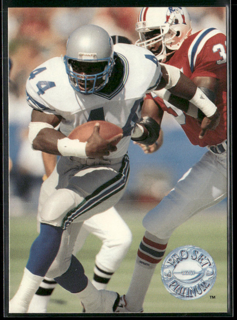 Derrick Fenner 1991 Pro Set Platinum #115 Seattle Seahawks
