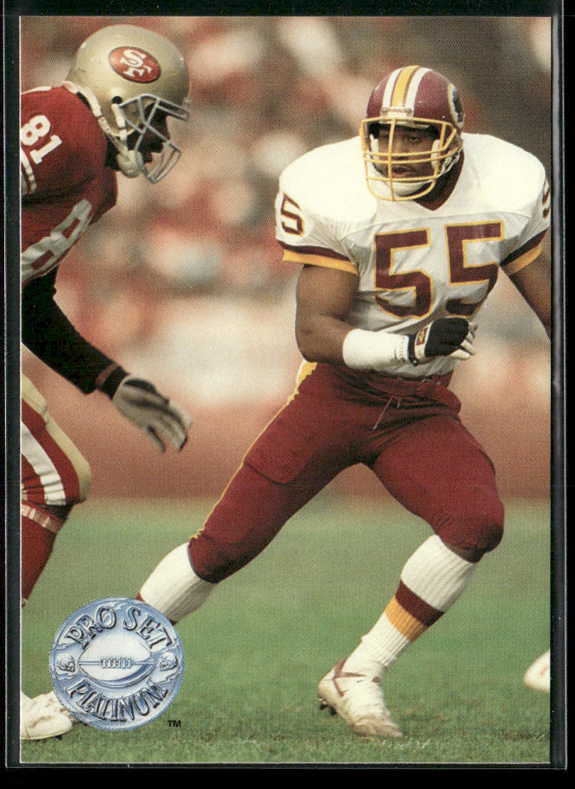 Andre Collins 1991 Pro Set Platinum #123 Washington Redskins