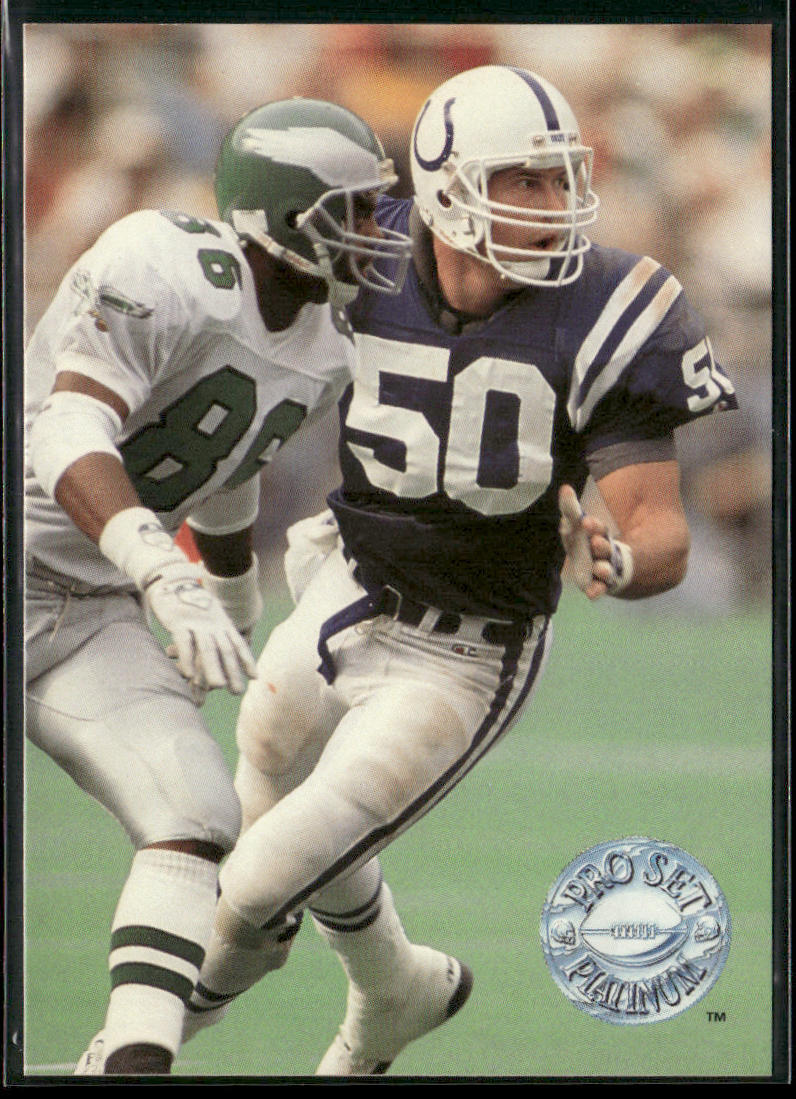 Duane Bickett 1991 Pro Set Platinum #47 Indianapolis Colts