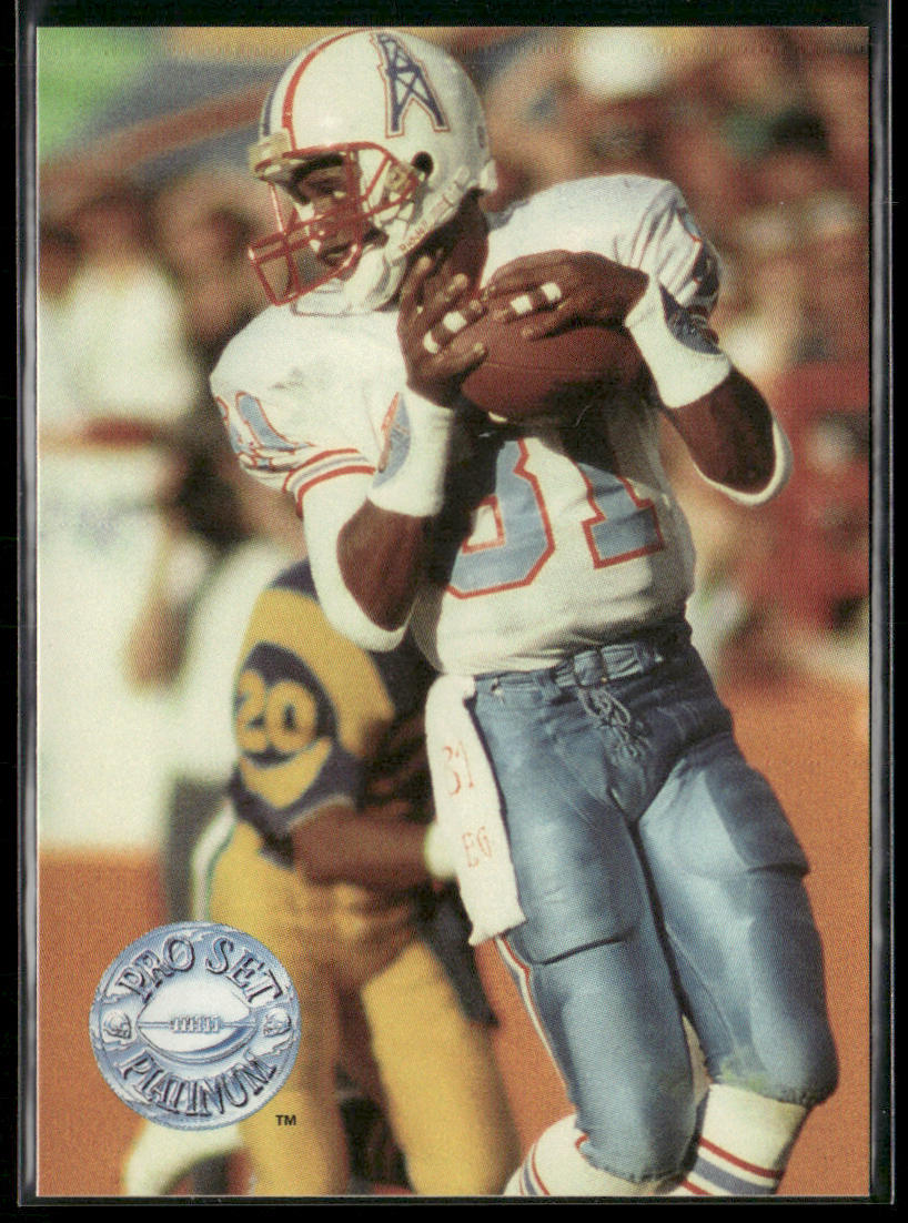 Ernest Givins 1991 Pro Set Platinum #41 Houston Oilers