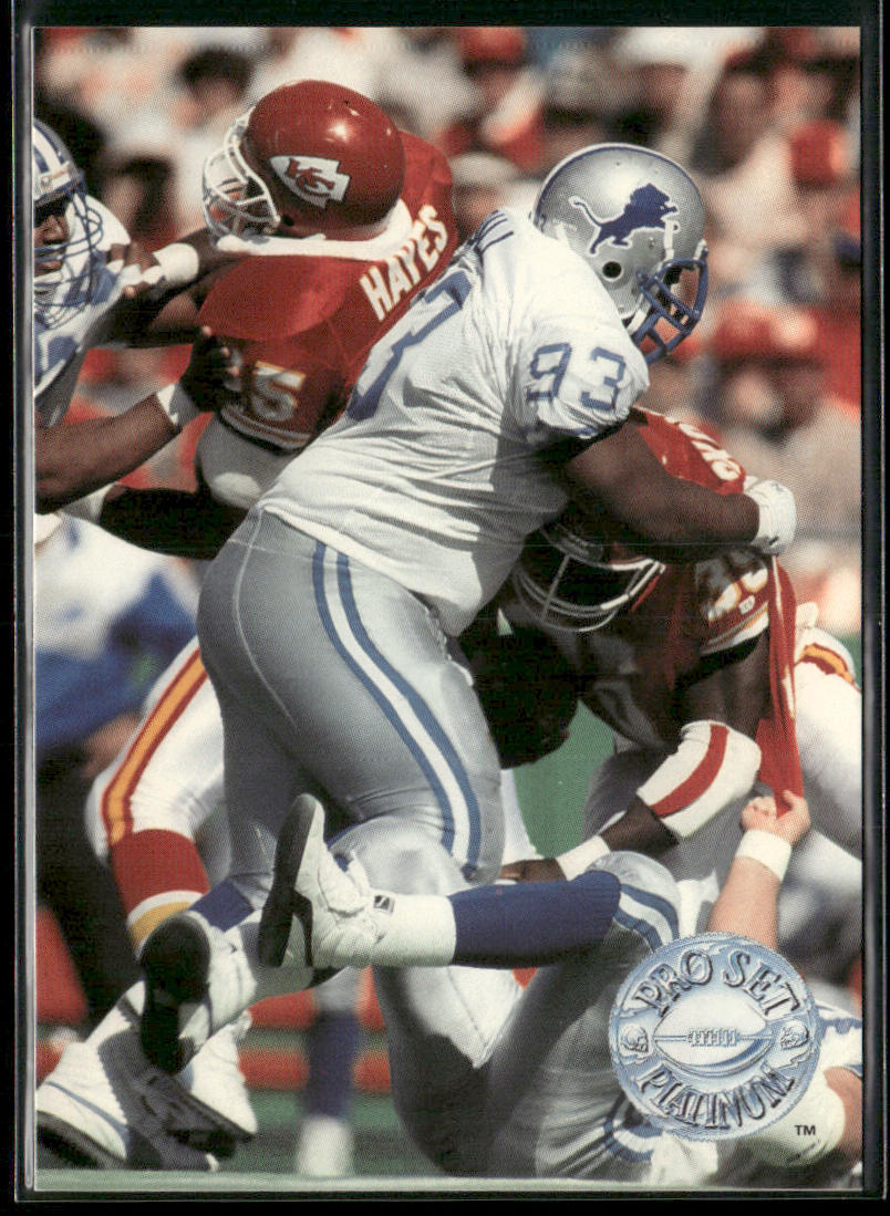 Jerry Ball 1991 Pro Set Platinum #35 Detroit Lions