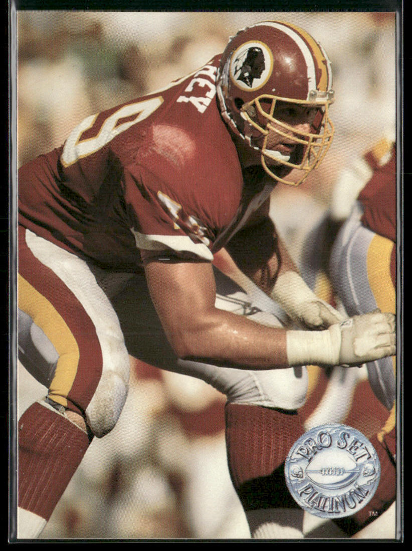Jim Lachey 1991 Pro Set Platinum #125 Washington Redskins