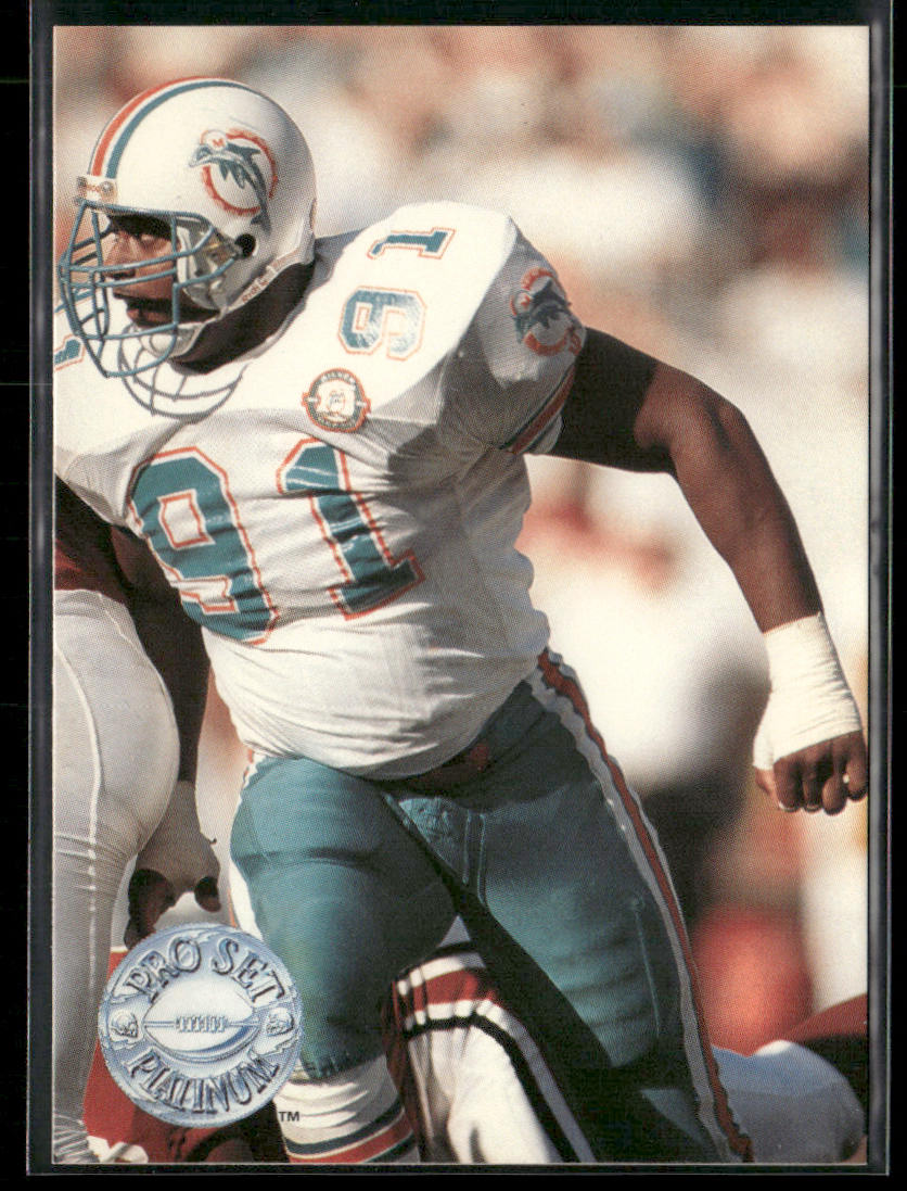 Jeff Cross 1991 Pro Set Platinum #67 Miami Dolphins