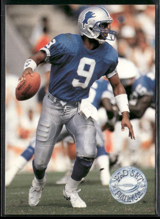 Rodney Peete 1991 Pro Set Platinum #32 Detroit Lions