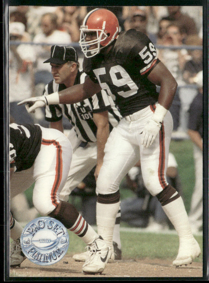 Mike Johnson 1991 Pro Set Platinum #23 Cleveland Browns