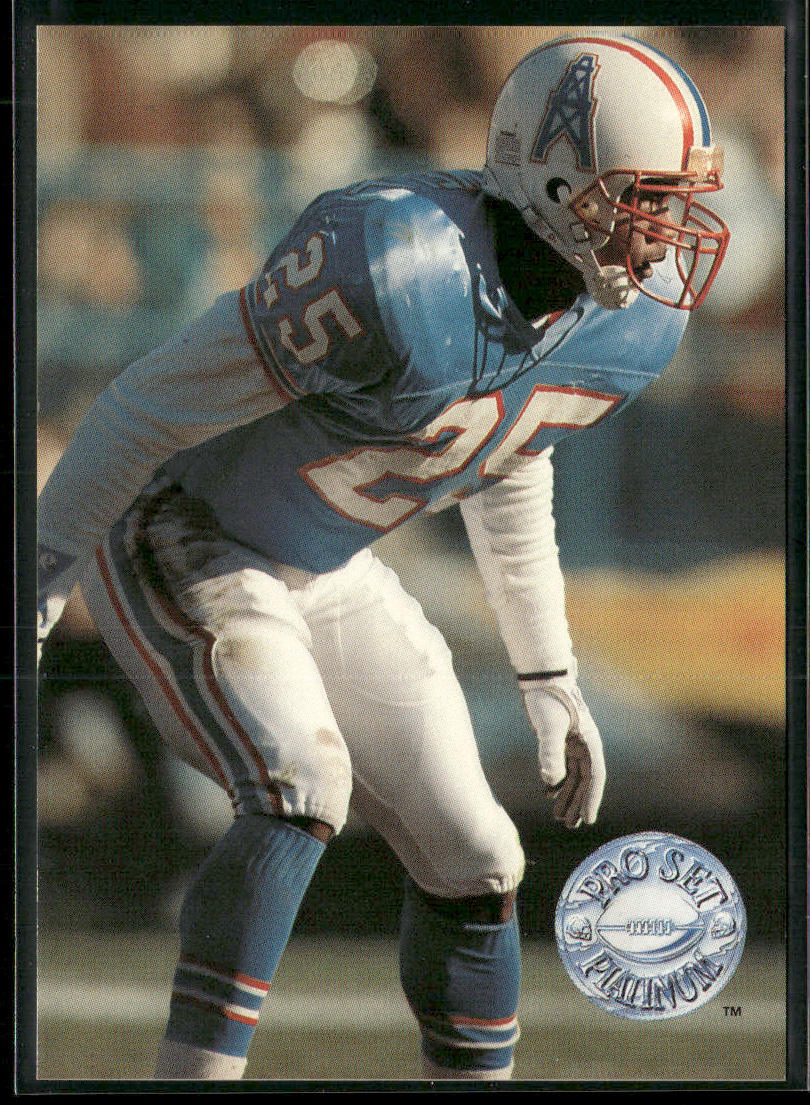 Bubba McDowell 1991 Pro Set Platinum #198 Houston Oilers