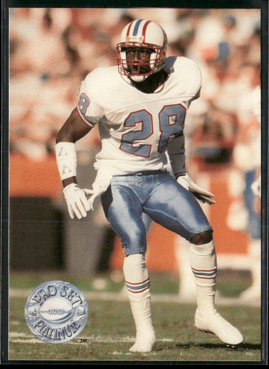Cris Dishman 1991 Pro Set Platinum #195 RC Houston Oilers