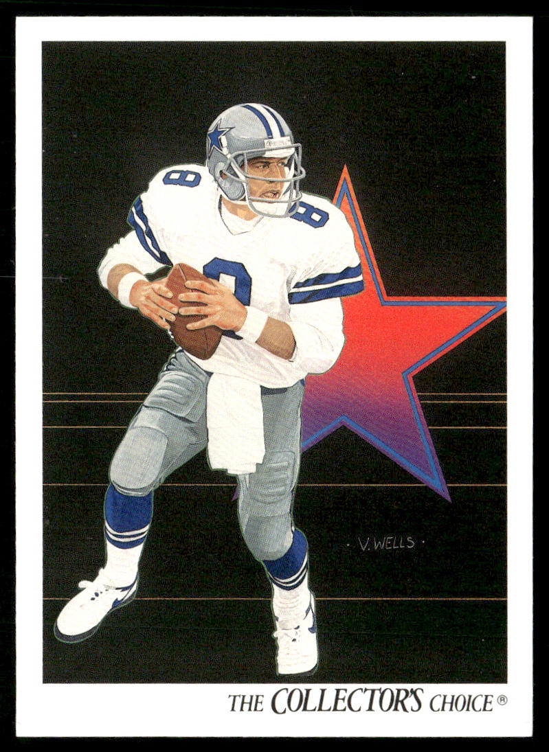 Troy Aikman 1991 Upper Deck #82b Dallas Cowboys
