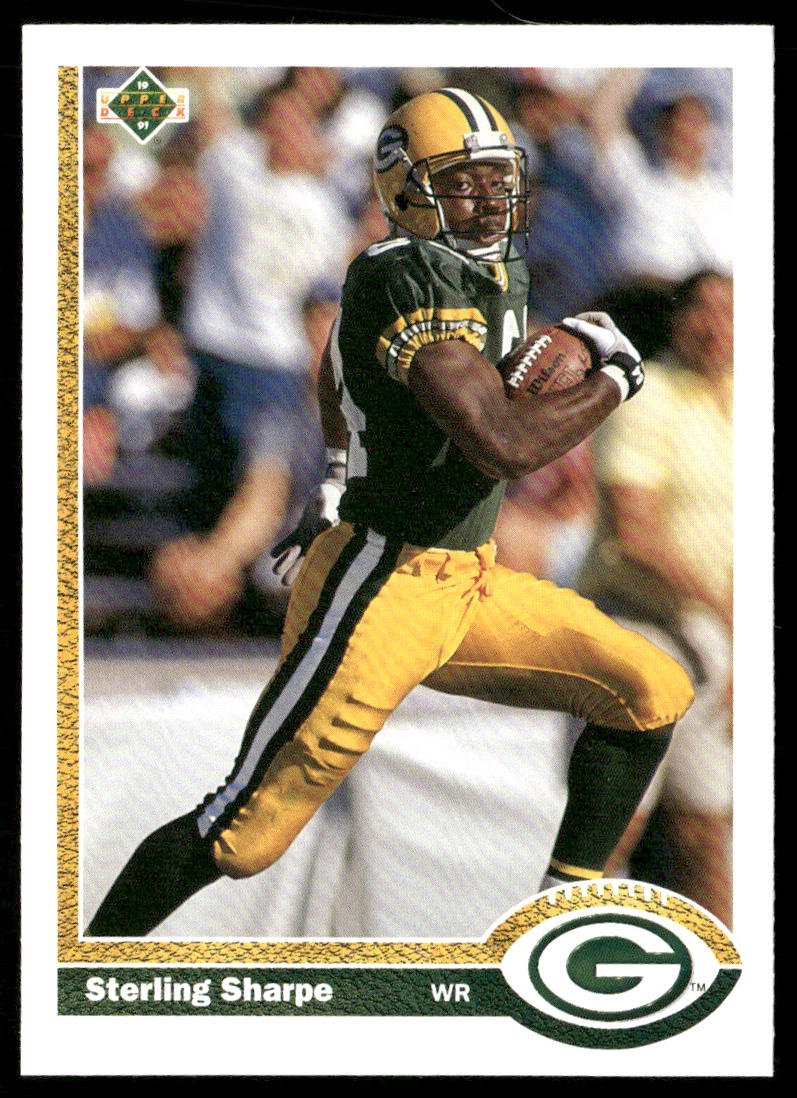 Sterling Sharpe 1991 Upper Deck #136b Green Bay Packers