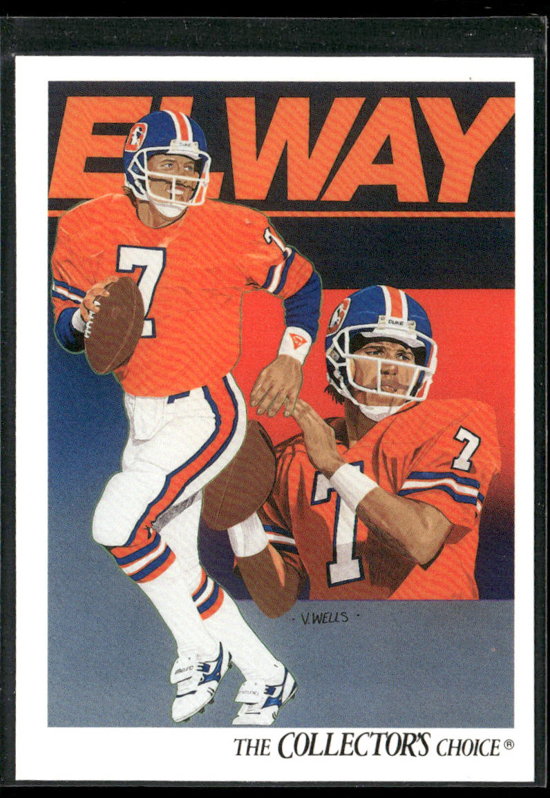 John Elway 1991 Upper Deck #75b Denver Broncos