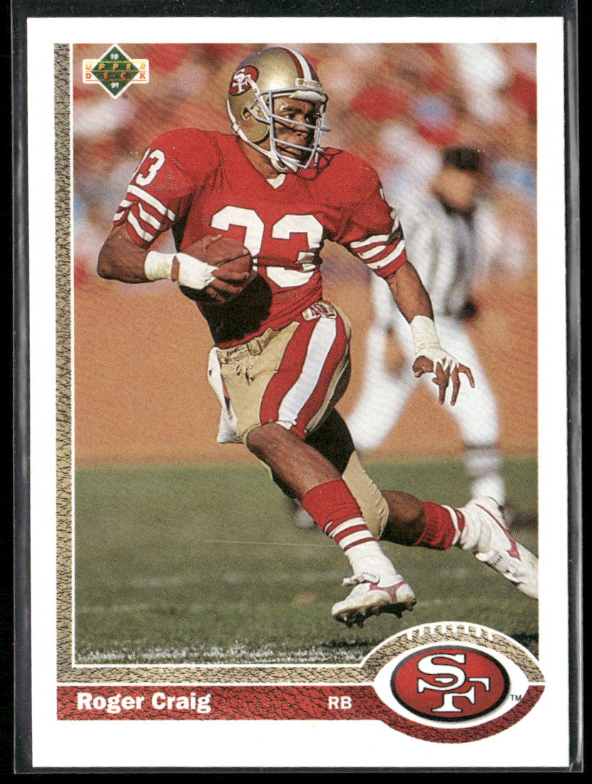 Roger Craig 1991 Upper Deck #143c San Francisco 49ers