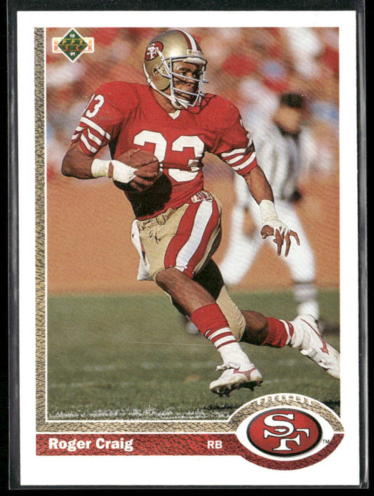 Roger Craig 1991 Upper Deck #143c San Francisco 49ers