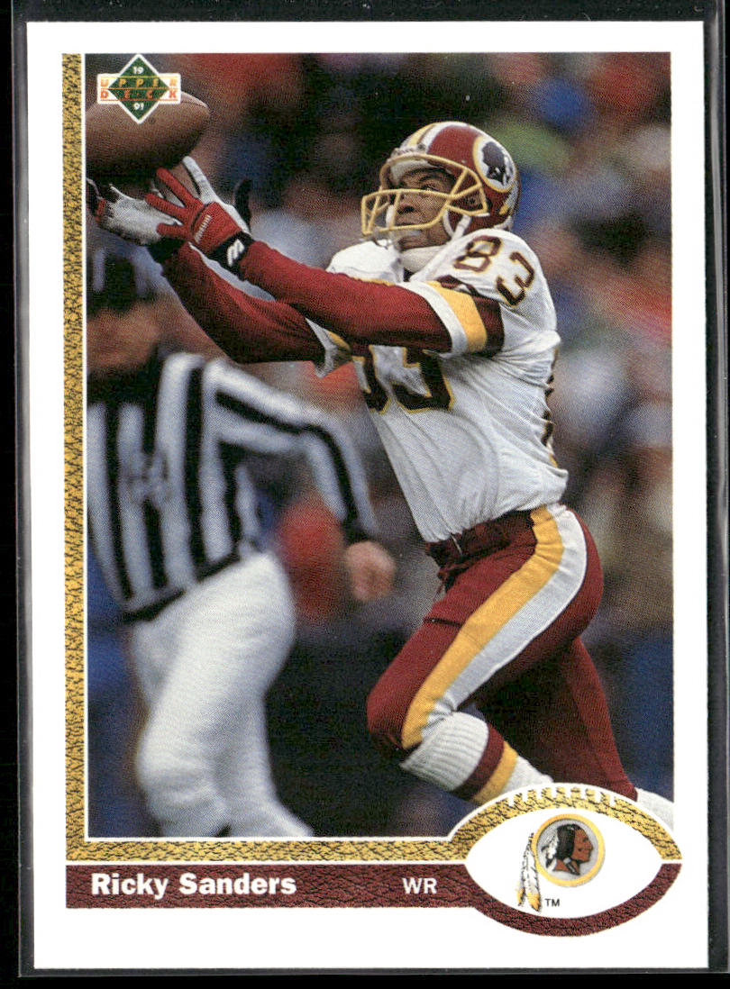 Ricky Sanders 1991 Upper Deck #141 Washington Redskins