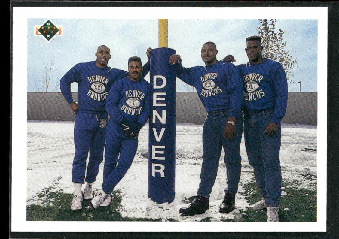 AFC Rookie Force Checklist (Croel / Lewis /Traylor /Walker) 1991 Upper Deck #601