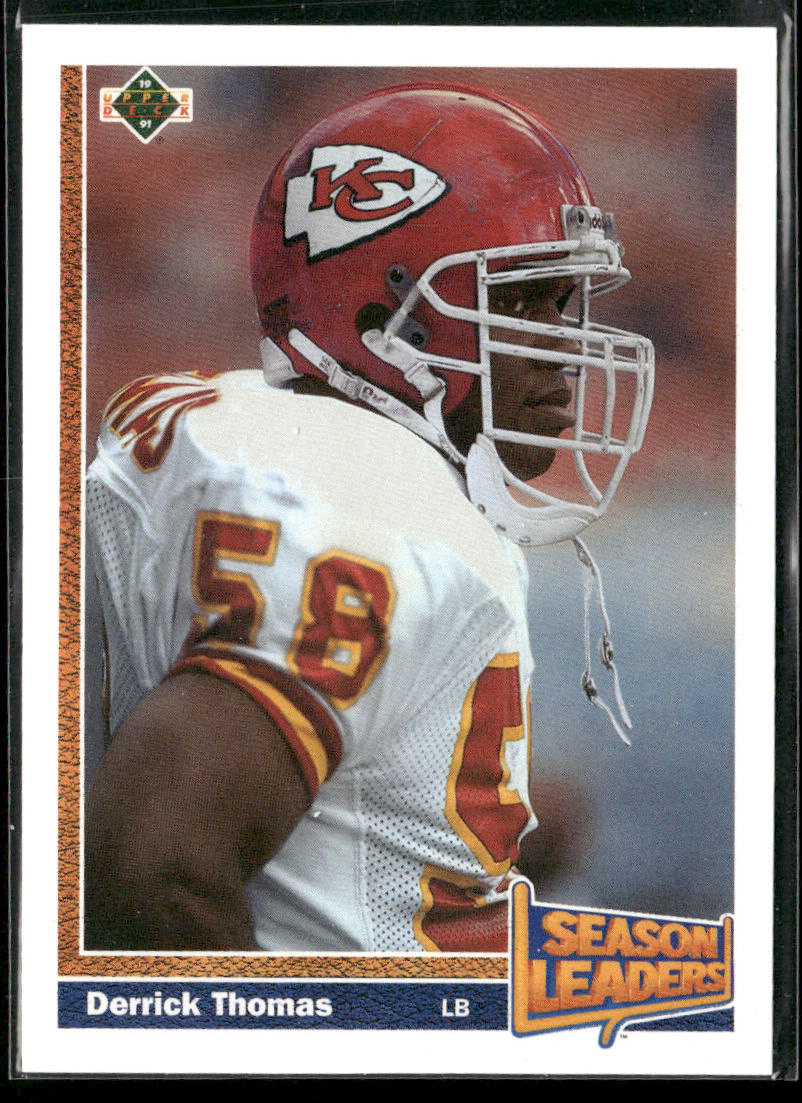 Derrick Thomas 1991 Upper Deck #404b Kansas City Chiefs
