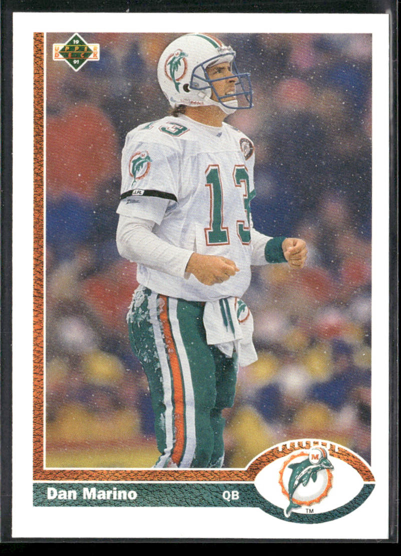 Dan Marino 1991 Upper Deck #255b Miami Dolphins