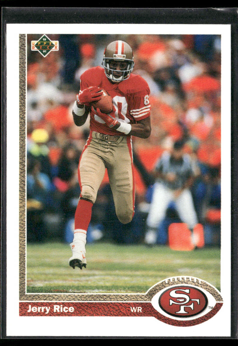 Jerry Rice 1991 Upper Deck #57c San Francisco 49ers