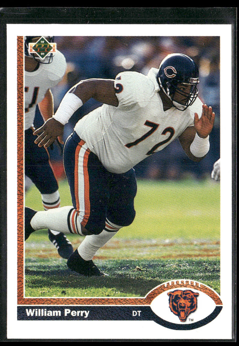 William Perry 1991 Upper Deck #45c Chicago Bears