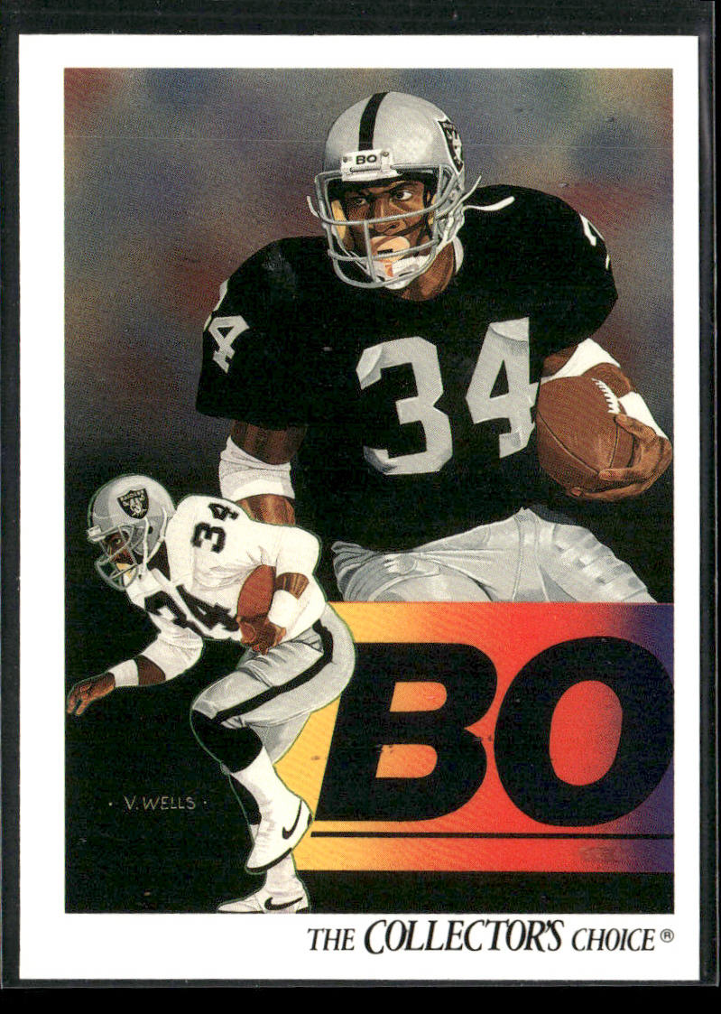 Bo Jackson 1991 Upper Deck #93c Los Angeles Raiders front