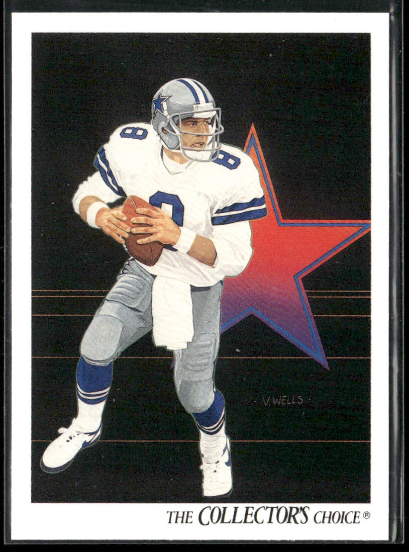 Troy Aikman 1991 Upper Deck #82 Dallas Cowboys front